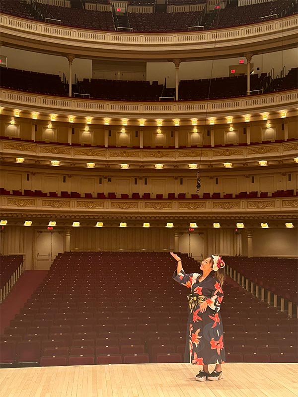 カーネギーホールでのわたなべちひろ